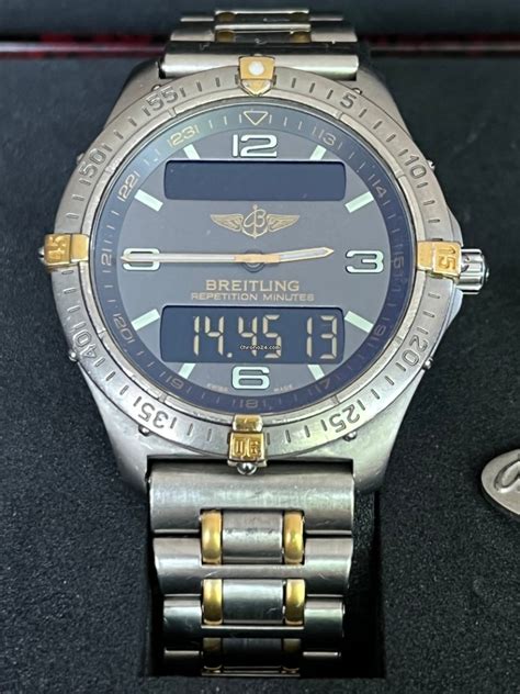 breitling aerospace titan massive gold|Breitling aerospace bicolor.